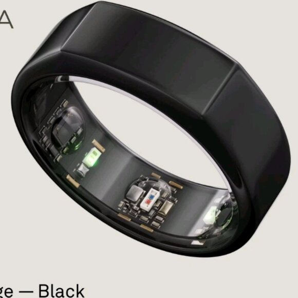 Oura Ring Gen 3 Heritage Black Size 11 - Brand New Sealed - Picture 1 of 5